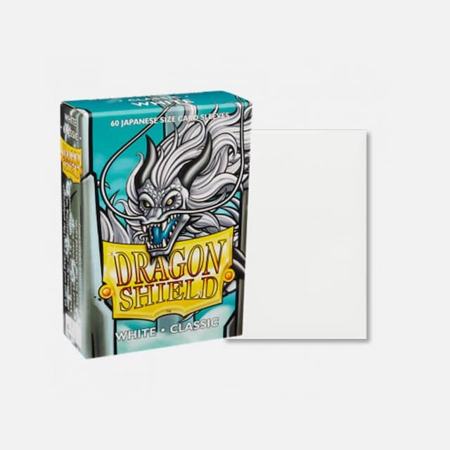 Dragon Shield (DS): Japanese Classic White Sleeves (60pcs)