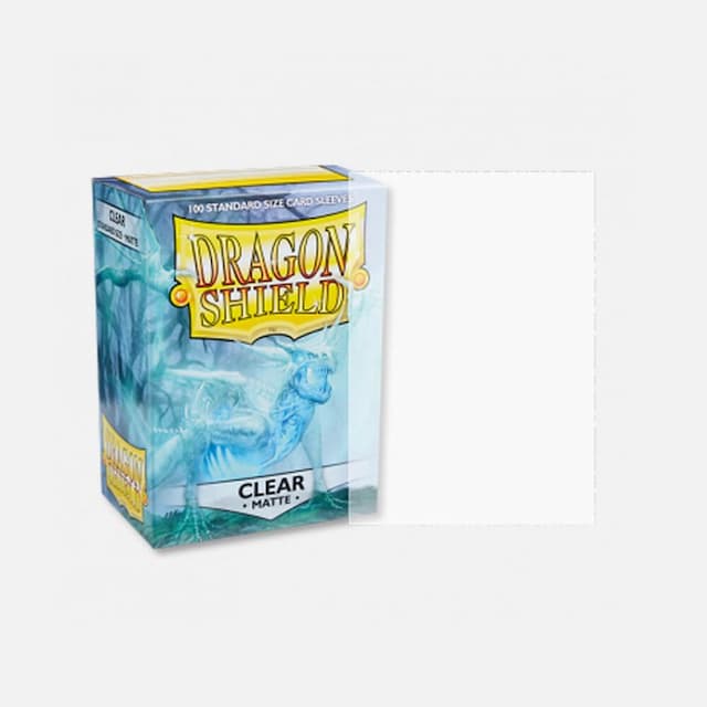 Dragon Shield (DS): Standard Matte Clear Sleeves (100pcs)