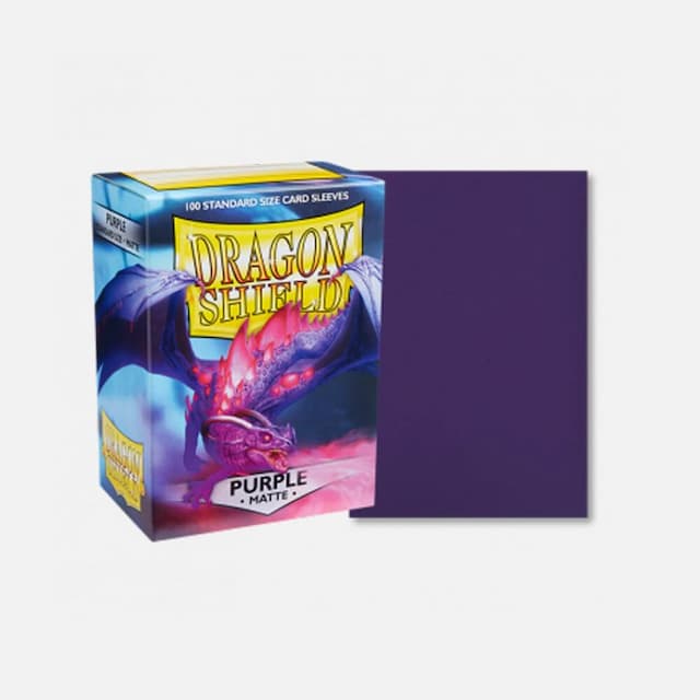 Dragon Shield (DS): Standard Matte Purple Sleeves (100pcs)