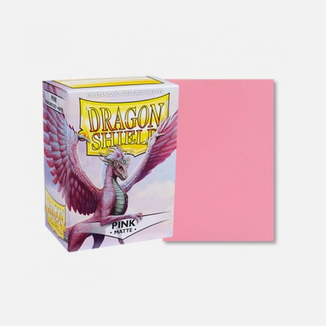 Dragon Shield (DS): Standard Matte Pink Sleeves (100pcs)