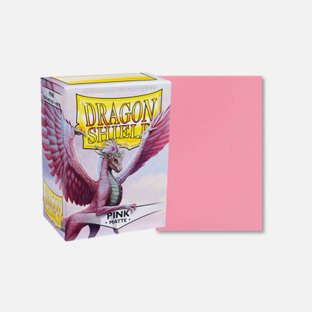 Dragon Shield (DS): Standard Matte Pink Sleeves (100pcs)