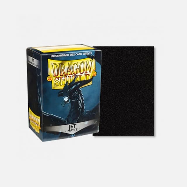 Dragon Shield (DS): Standard Matte Jet Sleeves (100pcs)