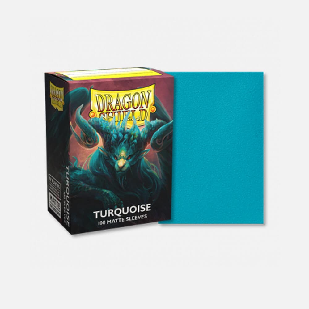 Dragon Shield (DS): Matte Turquoise Sleeves (100pcs)