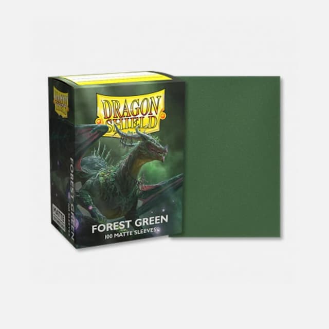 Dragon Shield (DS): Matte Forest Green Sleeves (100pcs)