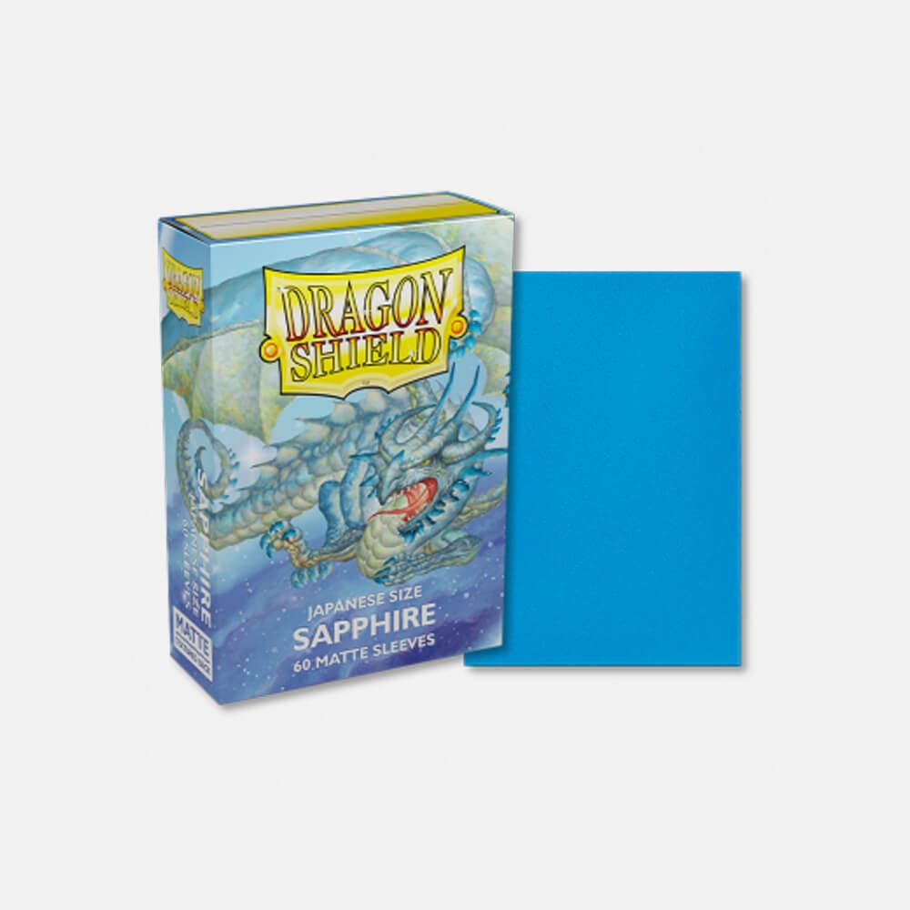 Dragon Shield (DS): Japanese Matte Sapphire Sleeves (60pcs)