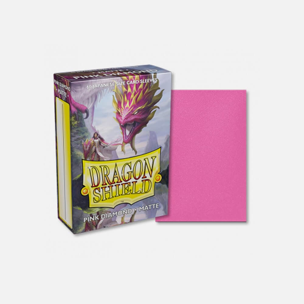 Dragon Shield (DS): Small Matte Pink Diamond Sleeves (60pcs)