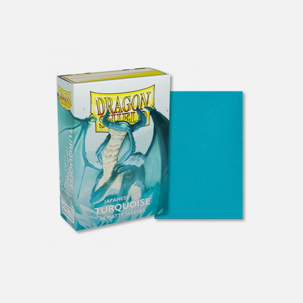Dragon Shield (DS): Small Matte Turquoise Sleeves (60pcs)