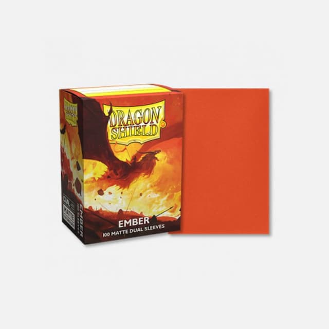 Dragon Shield (DS): Matte Dual Ember Sleeves (100pcs)