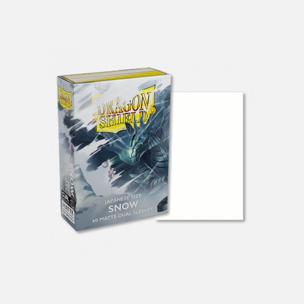 Dragon Shield (DS): Small Matte Dual Snow Sleeves (60pcs)