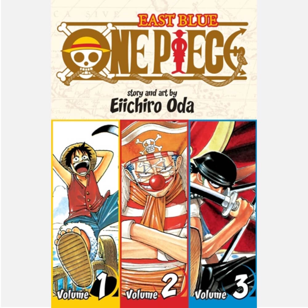 One Piece (Omnibus Edition) vol. 1,2,3