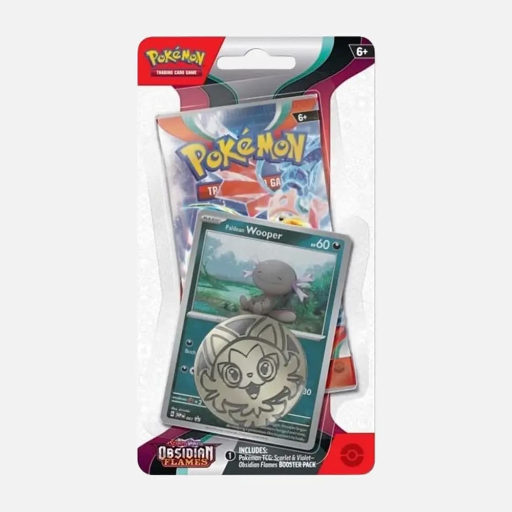 Obsidian Flames (SV03) Checklane Blister Wooper– Pokémon cards