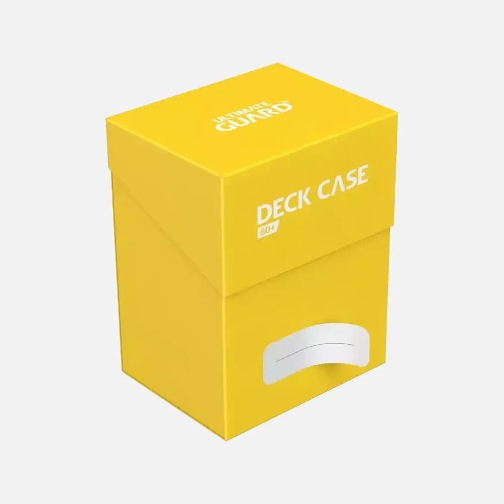 Ultimate Guard Deck Case 80+ Standard Size Yellow