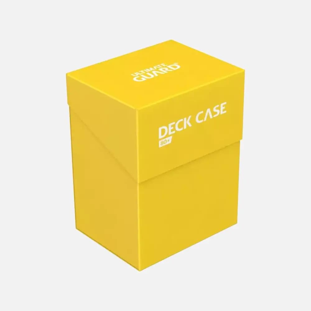Ultimate Guard Deck Case 80+ Standard Size Yellow