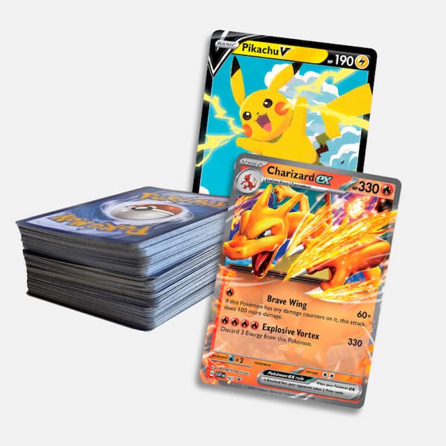 55x Random Pokémon Cards