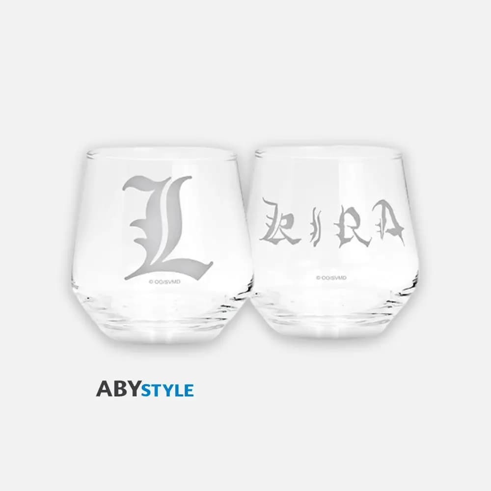 Glass Set Death Note Kira & L (300 ml)