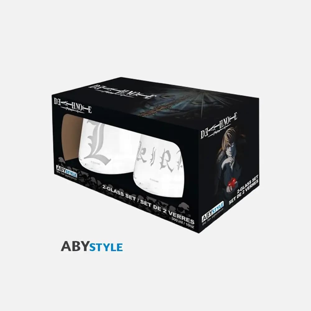 Glass Set Death Note Kira & L (300 ml)