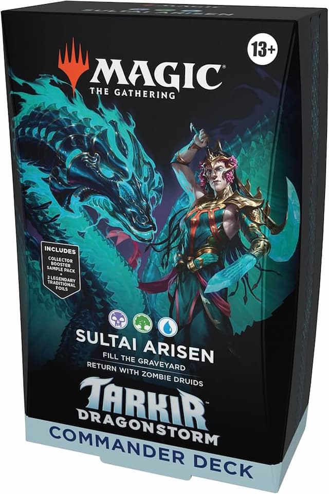 Magic the Gathering (MTG) cards Tarkir Dragonstorm Sultai Arizer Commander Deck