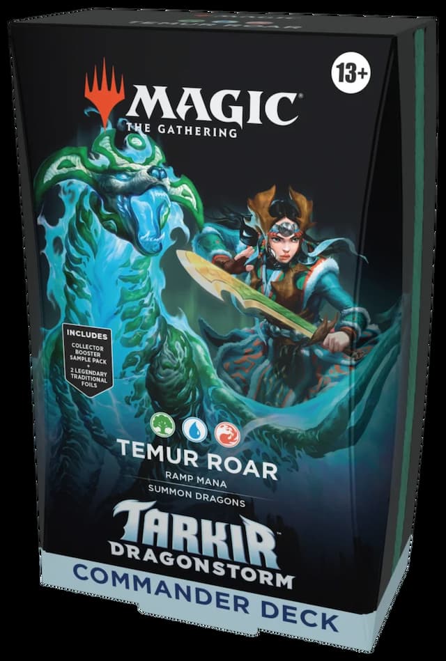 Magic the Gathering (MTG) cards Tarkir Dragonstorm Temur Roar Commander Deck