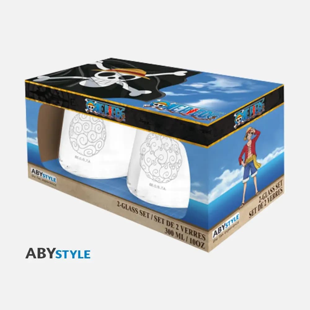 Glass Set One Piece Devils Fruits (300 ml)