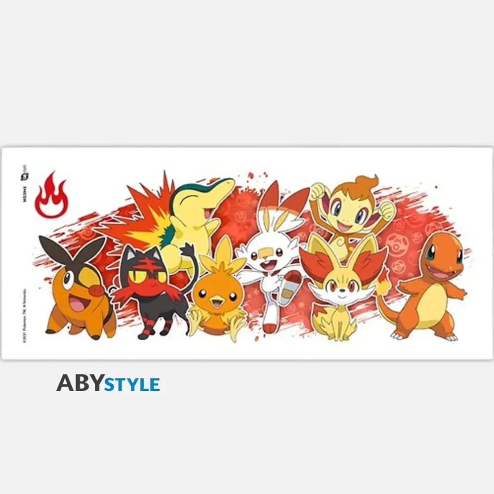 Mug Pokémon Fire Starters White (320 ml)