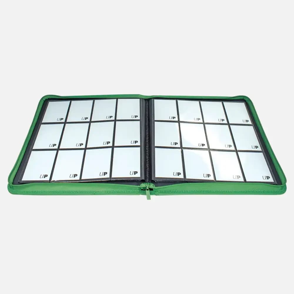 12-Pocket Vivid Green Zippered PRO-Binder
