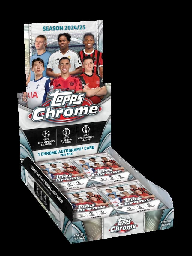 Topps Chrome® UEFA Club Competitions 2024-25  - Hobby Box