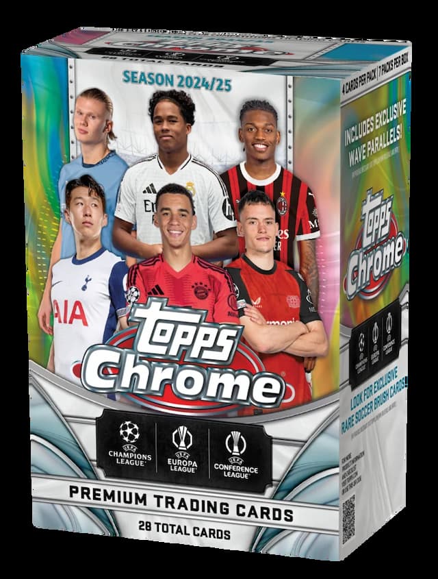 Topps Chrome® UEFA Club Competitions 2024-25  - Value Box