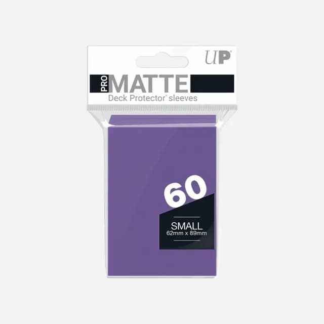 Ultra Pro Small Matte zaščitni ovitki - Vijolični (60 kosov)