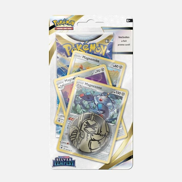 Pokémon karte Silver Tempest Premium Checklane Blister Magnezone