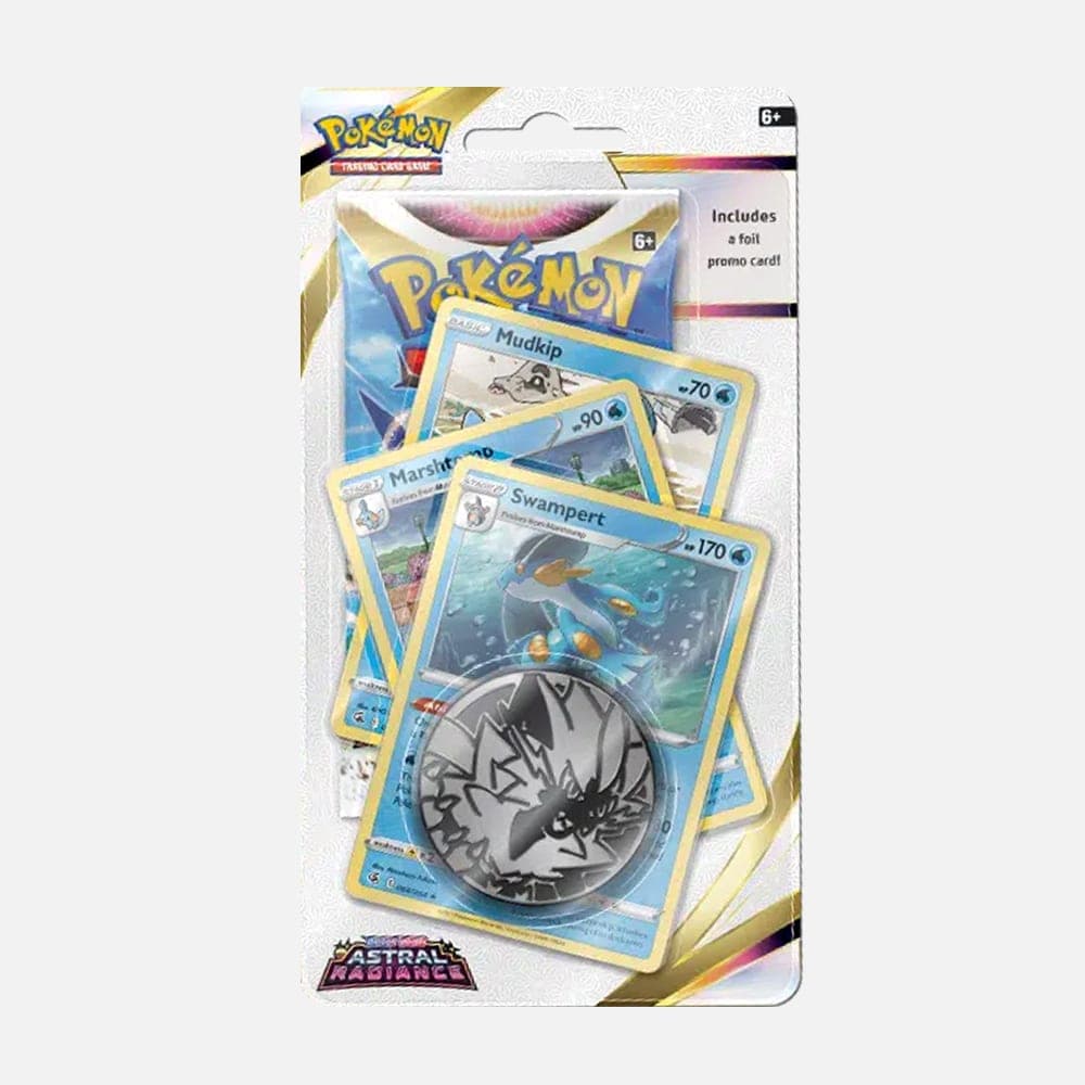 Pokémon karte Astral Radiance Booster Premium Checklane Blister Swampert