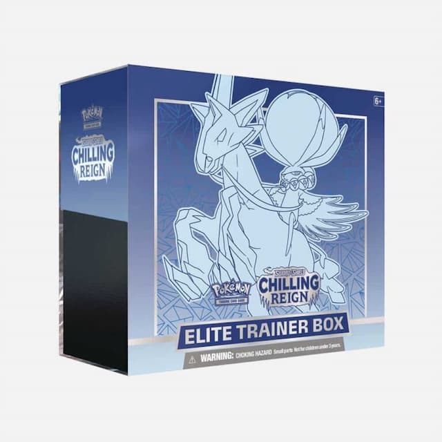 Pokémon karte Chilling Reign Elite Trainer Box (ETB) - Ice Rider CalyrEX