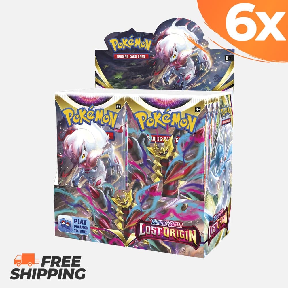 Pokémon karte 6x Lost Origin Booster Box (zaprt case)