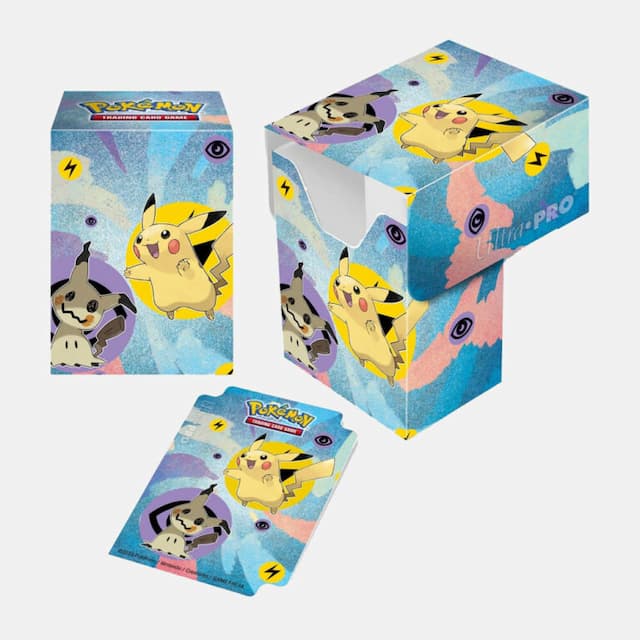 Pikachu & Mimikyu Deck Zaščitna Škatlica za Pokémon Karte