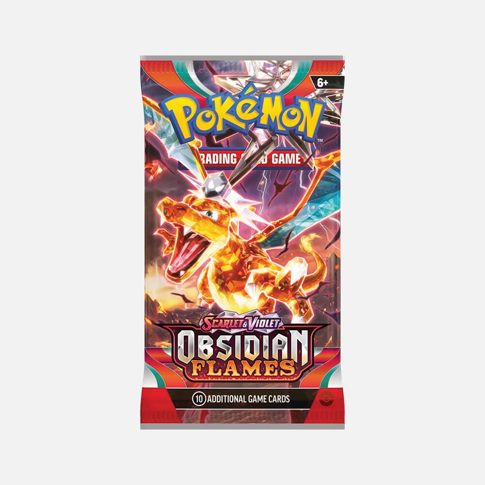 Pokémon karte Obsidian Flames Booster Paketek (Pack)