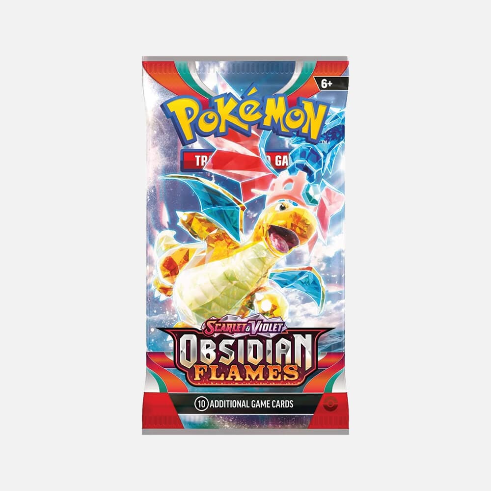 Pokémon karte Obsidian Flames Booster Paketek (Pack)