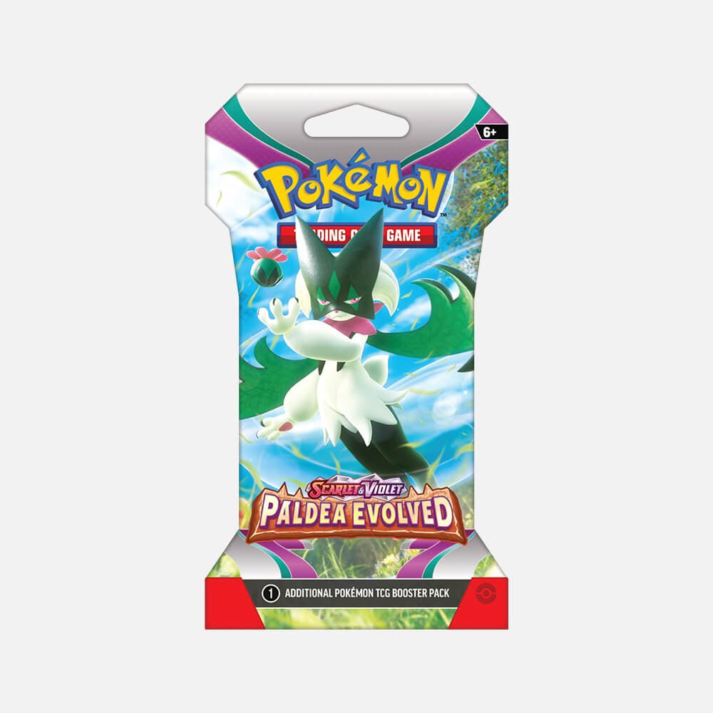 Pokémon karte (SV02) Paldea Evolved Sleeved Booster Paketek (Pack)