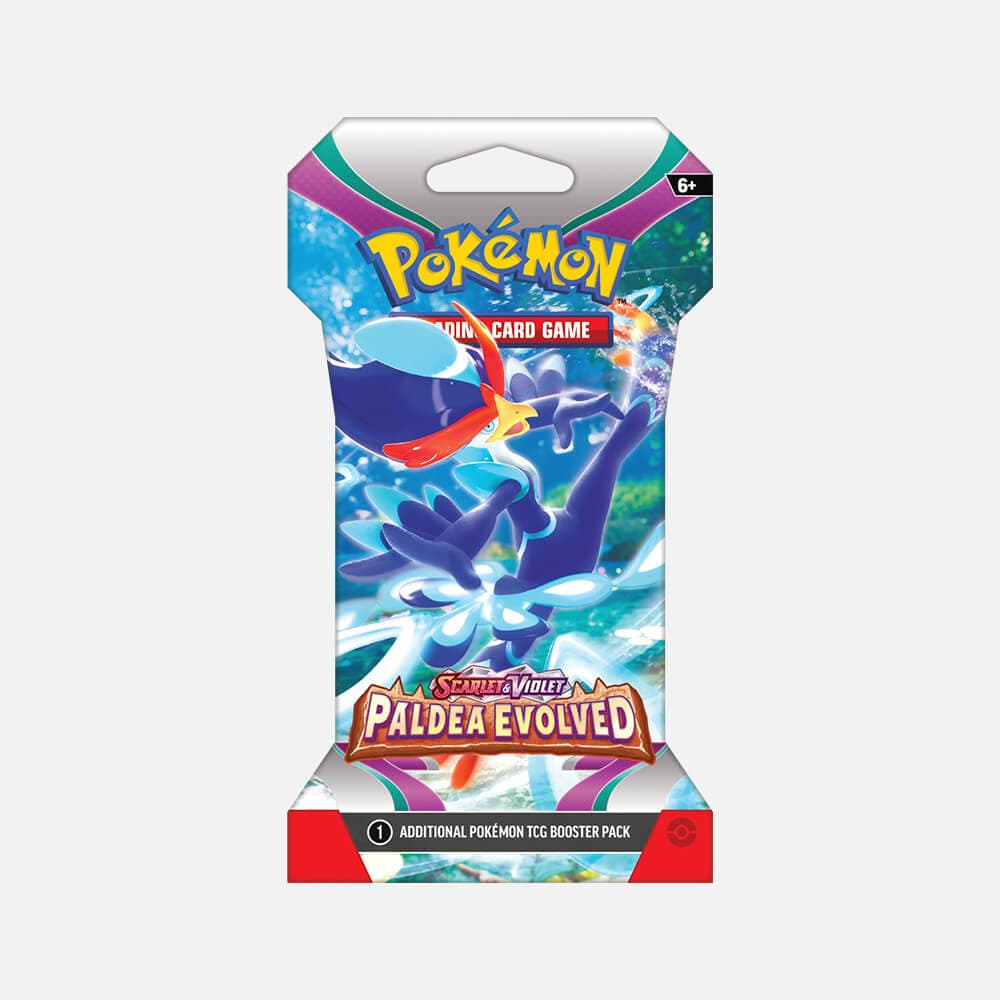 Pokémon karte (SV02) Paldea Evolved Sleeved Booster Paketek (Pack)