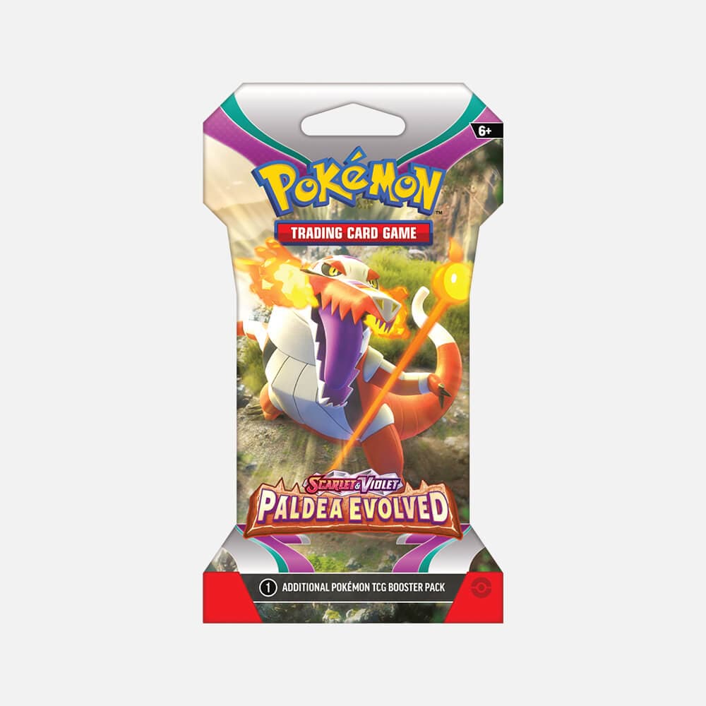 Pokémon karte (SV02) Paldea Evolved Sleeved Booster Paketek (Pack)