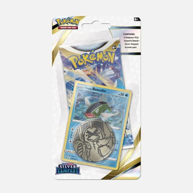 Pokémon karte Silver Tempest Checklane Blister Hisuian Basculin