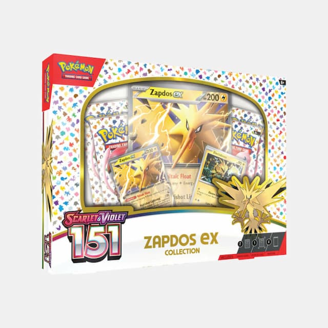 Pokémon karte 151 Zapdos EX Collection Box
