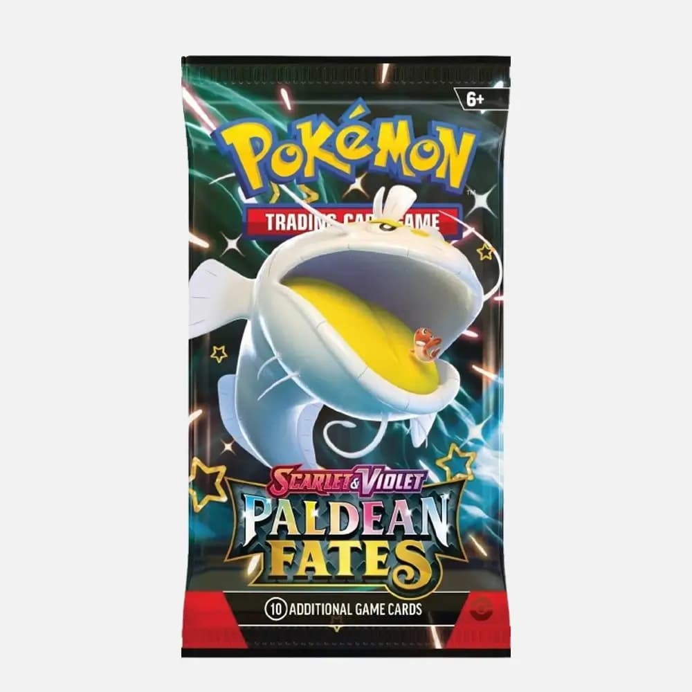 Pokémon karte Paldean Fates Booster Paketek (Pack)