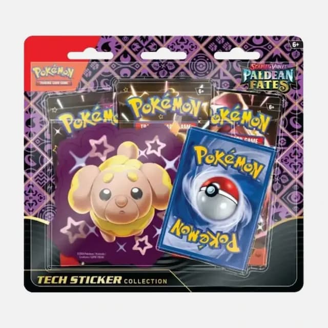Pokémon karte Paldean Fates Tech Sticker Collection Shiny Fidough