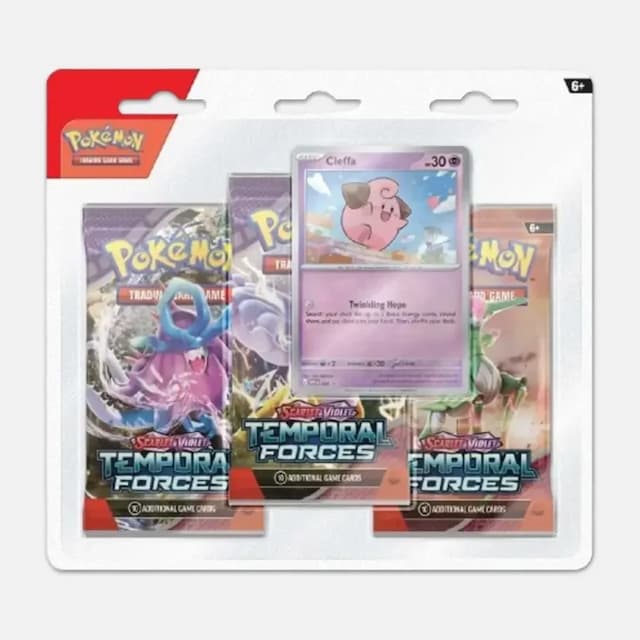 Pokémon karte Temporal Forces 3-Pack Blister Cleffa