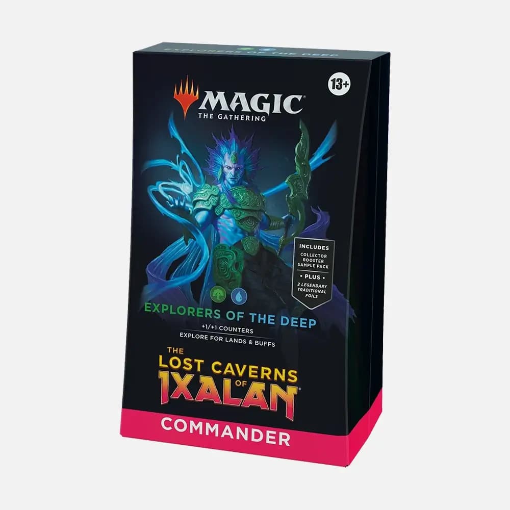 Magic the Gathering (MTG) karte Lost Caverns Of Ixalan Explorers of the Deep Commander Deck