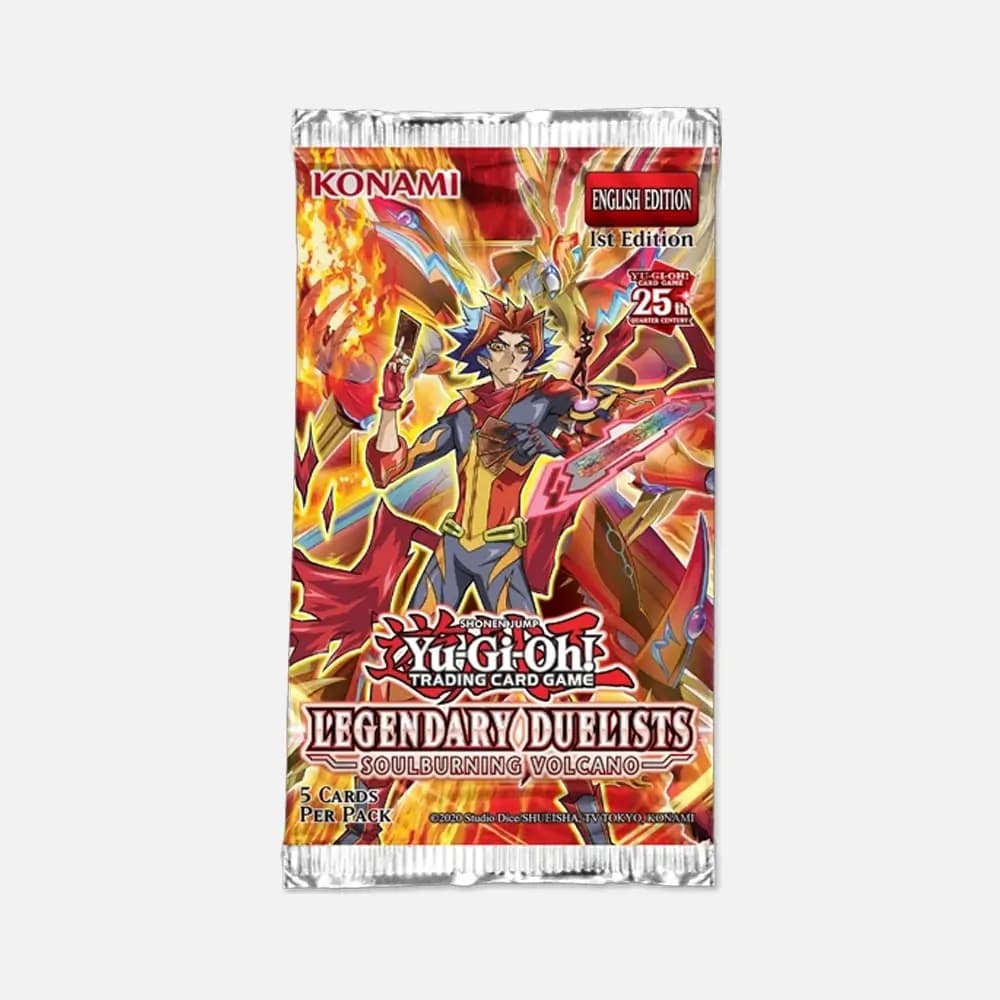 Yu-Gi-Oh karte Legendary Duelists Soulburning Volcano Booster paketek (pack)