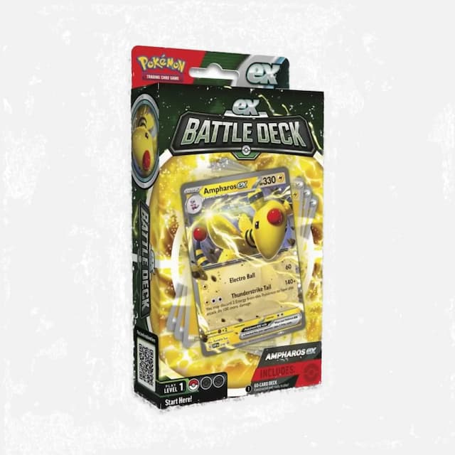 Pokémon karte Ampharos EX Battle Deck