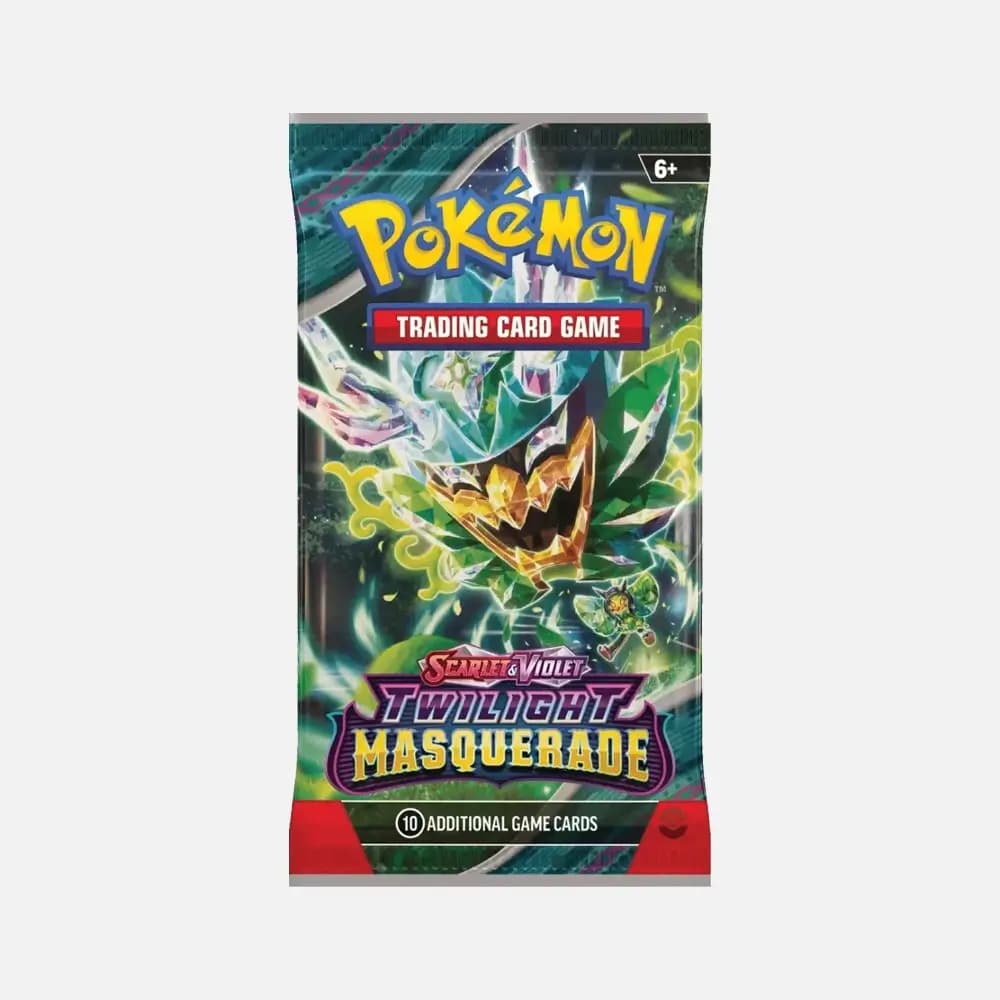 Pokémon karte Twilight Masquerade Booster Paketek (pack)
