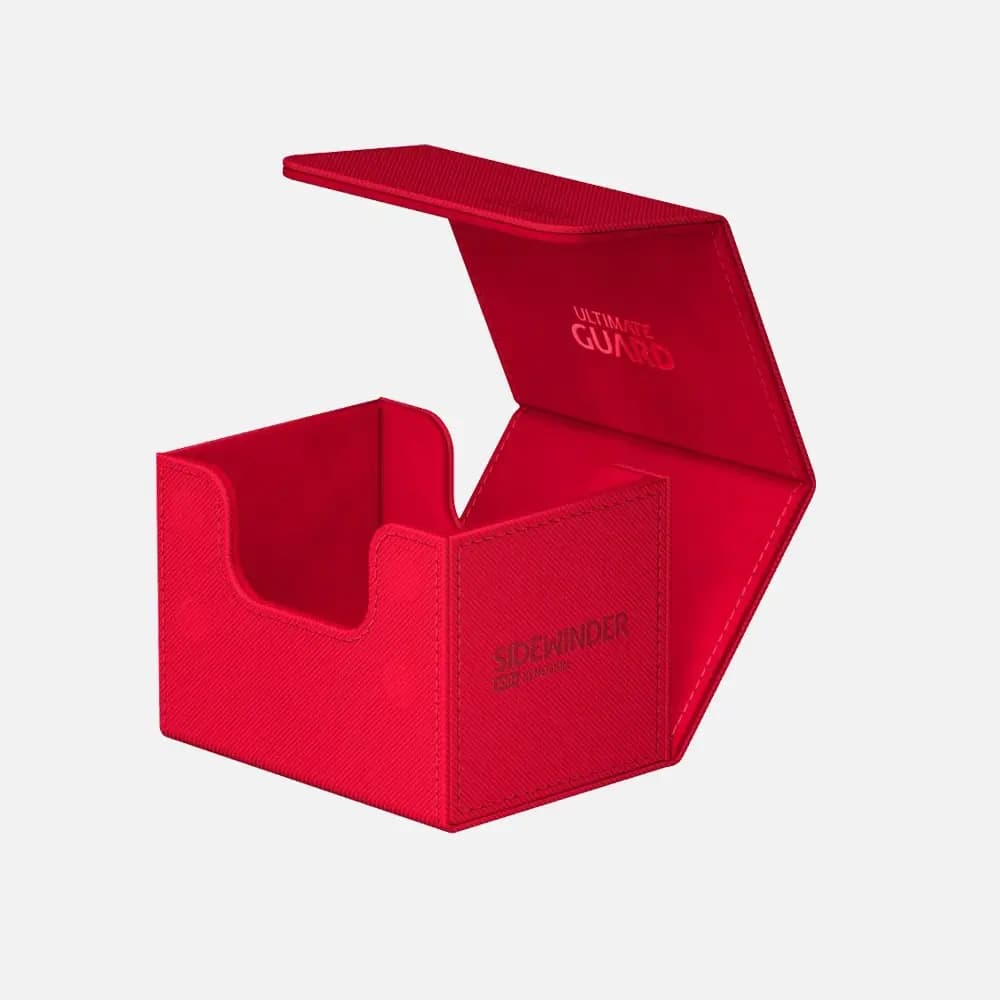 Ultimate Guard Sidewinder 100+ XenoSkin Deck Box Monocolor Rdeča