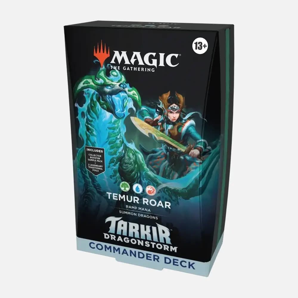 Magic the Gathering (MTG) karte Tarkir Dragonstorm Temur Roar Commander Deck