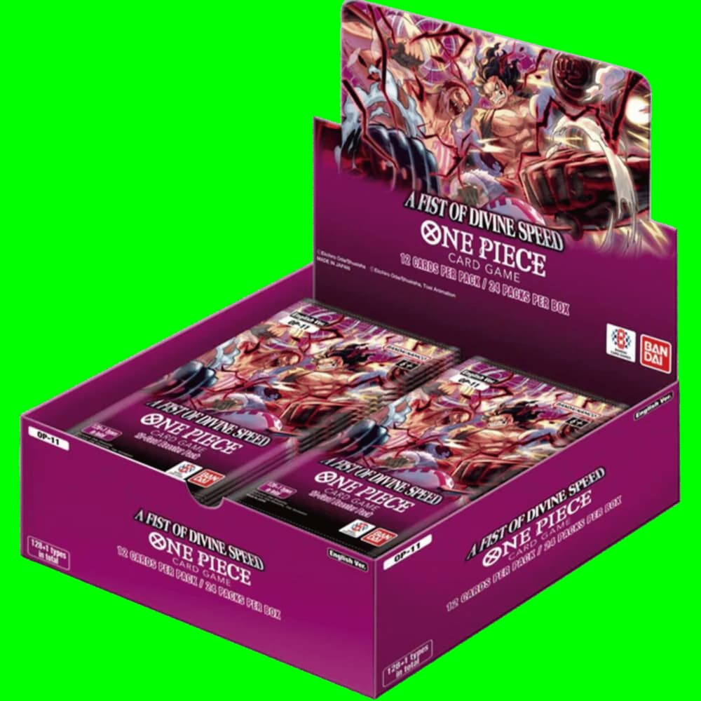 One Piece karte - A fist of divine speed Booster Box - (OP-11)